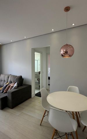 Apartamento à venda com 51m², 2 quartos e 1 vaga Apartamento à venda com 51m², 2 quartos e 1 vagaSala
