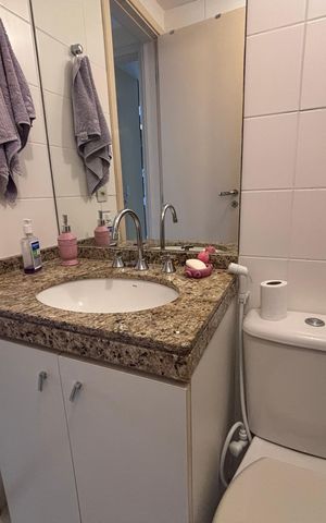 Apartamento à venda com 75m², 2 quartos e 1 vaga Apartamento à venda com 75m², 2 quartos e 1 vagaBanheiro