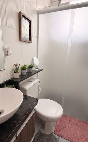 Apartamento à venda com 52m², 2 quartos e 1 vagaBanheiro Social