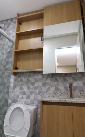 Apartamento para alugar com 42m², 2 quartos e sem vagaBanheiro