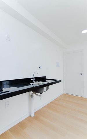 Apartamento para alugar com 41m², 2 quartos e 1 vagaCozinha e Área de Serviço