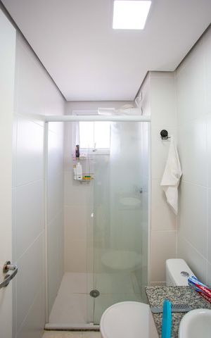 Apartamento à venda com 56m², 2 quartos e 1 vagaBanheiro da Suíte