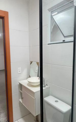 Apartamento para alugar com 47m², 2 quartos e 1 vaga Apartamento para alugar com 47m², 2 quartos e 1 vagaBanheiro