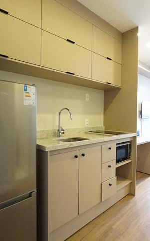 Studio para alugar com 24m², 1 quarto e sem vagaCozinha
