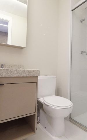 Studio para alugar com 24m², 1 quarto e sem vagaBanheiro