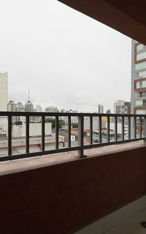 Studio para alugar com 24m², 1 quarto e sem vagaVaranda