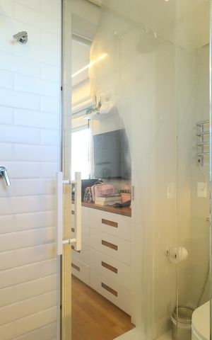Apartamento à venda com 163m², 3 quartos e 3 vagasBanheiro da Suíte 1