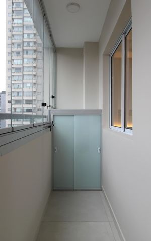 Studio para alugar com 30m², 1 quarto e sem vagaVaranda