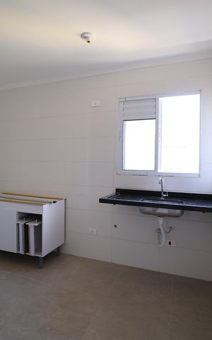 Apartamento à venda com 38m², 2 quartos e sem vagaCozinha e Área de Serviço