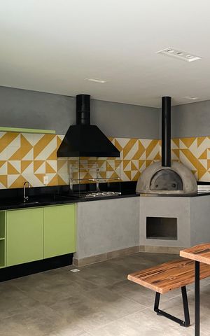 Studio à venda com 25m², 1 quarto e 1 vaga Studio à venda com 25m², 1 quarto e 1 vagaÁrea comum - Churrasqueira