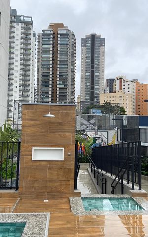 Studio à venda com 25m², 1 quarto e 1 vaga Studio à venda com 25m², 1 quarto e 1 vagaÁrea comum - Piscina