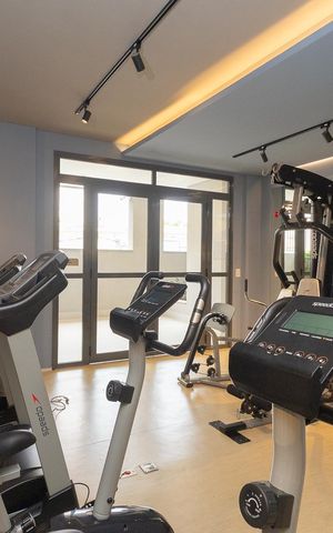 Studio para alugar com 27m², 1 quarto e sem vaga Studio para alugar com 27m², 1 quarto e sem vagaÁrea comum - Academia