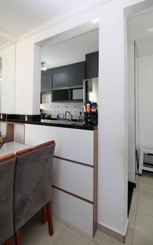 Apartamento à venda com 48m², 2 quartos e 1 vaga Apartamento à venda com 48m², 2 quartos e 1 vagaCozinha/Área de serviço