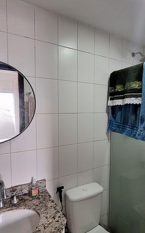 Apartamento para alugar com 80m², 3 quartos e 2 vagas Apartamento para alugar com 80m², 3 quartos e 2 vagasBanheiro da Suíte