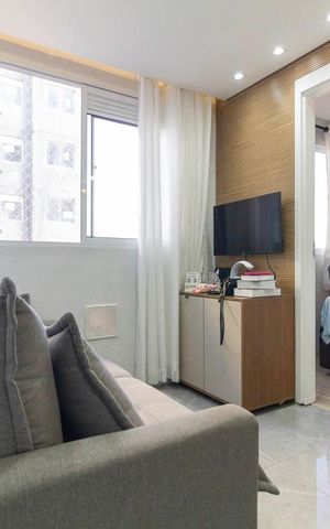 Apartamento à venda com 35m², 2 quartos e sem vagaSala