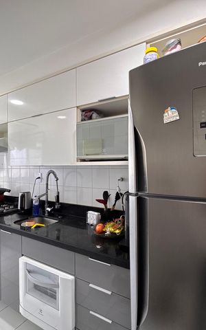 Apartamento para alugar com 94m², 3 quartos e 2 vagas Apartamento para alugar com 94m², 3 quartos e 2 vagasCozinha e Área de Serviço