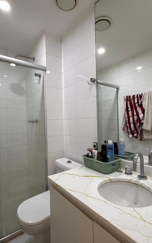 Apartamento para alugar com 94m², 3 quartos e 2 vagas Apartamento para alugar com 94m², 3 quartos e 2 vagasBanheiro Social