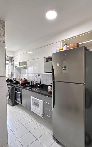 Apartamento para alugar com 94m², 3 quartos e 2 vagas Apartamento para alugar com 94m², 3 quartos e 2 vagasCozinha e Área de Serviço