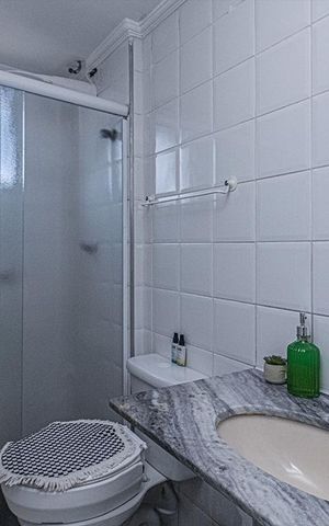 Apartamento à venda com 67m², 3 quartos e 1 vaga Apartamento à venda com 67m², 3 quartos e 1 vagabanheiro social_1