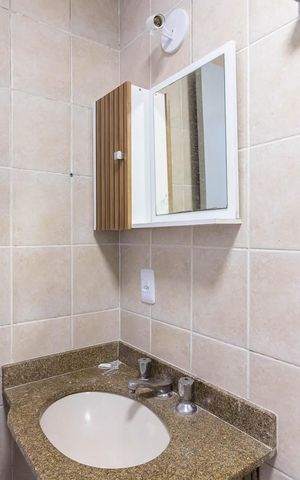 Apartamento para alugar com 60m², 3 quartos e sem vaga Apartamento para alugar com 60m², 3 quartos e sem vagaBanheiro 2
