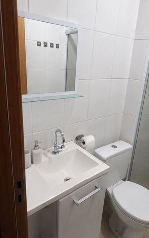 Apartamento para alugar com 42m², 2 quartos e 1 vaga Apartamento para alugar com 42m², 2 quartos e 1 vagaBanheiro