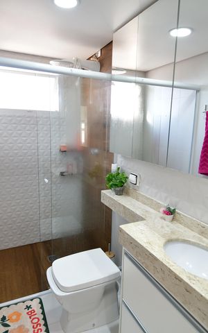 Apartamento para alugar com 56m², 2 quartos e 1 vagaBanheiro