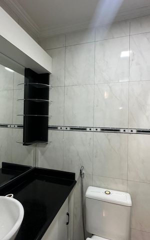 Apartamento à venda com 144m², 3 quartos e 2 vagasBanheiro da Suíte 1