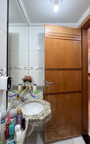 Apartamento à venda com 155m², 2 quartos e 2 vagas Apartamento à venda com 155m², 2 quartos e 2 vagasBanheiro Social