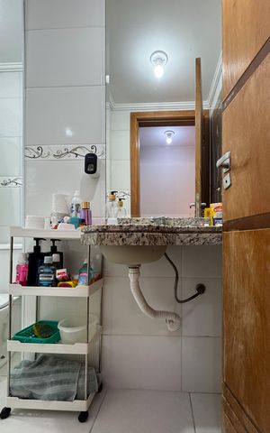 Apartamento à venda com 155m², 2 quartos e 2 vagas Apartamento à venda com 155m², 2 quartos e 2 vagasBanheiro Social