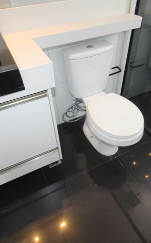 Apartamento para alugar com 90m², 3 quartos e 2 vagasBanheiro da Suíte