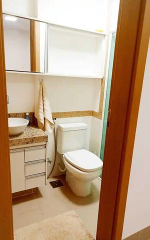 Apartamento para alugar com 39m², 1 quarto e 1 vaga Apartamento para alugar com 39m², 1 quarto e 1 vagaBanheiro