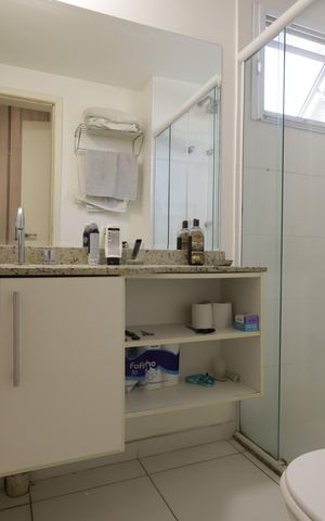 Apartamento para alugar com 85m², 2 quartos e 1 vagaBanheiro da Suíte 1