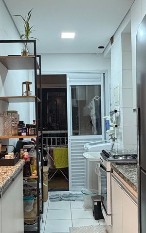 Apartamento para alugar com 50m², 1 quarto e 1 vagaCozinha e Área de Serviço