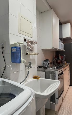 Apartamento para alugar com 50m², 1 quarto e 1 vagaCozinha e Área de Serviço