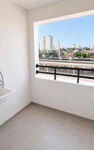 Apartamento para alugar com 34m², 2 quartos e sem vagaVaranda