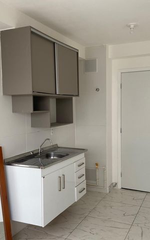 Apartamento à venda com 25m², 1 quarto e sem vaga Apartamento à venda com 25m², 1 quarto e sem vagaSala / Cozinha