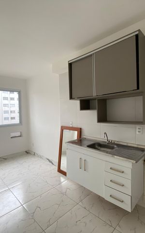 Apartamento à venda com 25m², 1 quarto e sem vaga Apartamento à venda com 25m², 1 quarto e sem vagaSala / Cozinha