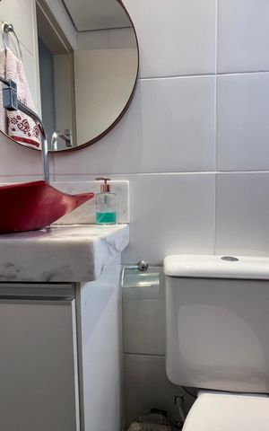 Apartamento para alugar com 55m², 2 quartos e 1 vaga Apartamento para alugar com 55m², 2 quartos e 1 vagaBanheiro Social