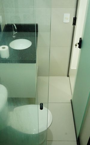 Studio para alugar com 24m², 1 quarto e sem vagaBanheiro