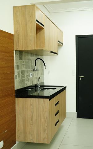 Studio para alugar com 24m², 1 quarto e sem vagaStudio