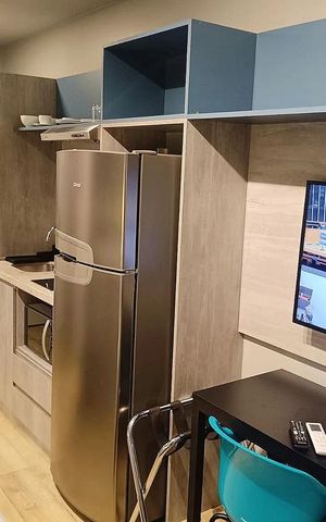 Studio à venda com 26m², 1 quarto e sem vaga Studio à venda com 26m², 1 quarto e sem vagaSala/Quarto