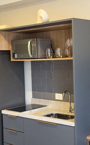 Apartamento à venda com 26m², 1 quarto e sem vaga Apartamento à venda com 26m², 1 quarto e sem vagaCozinha