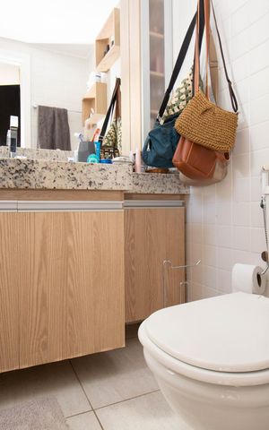 Apartamento à venda com 39m², 1 quarto e 1 vaga Apartamento à venda com 39m², 1 quarto e 1 vagaBanheiro da Suíte