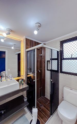Apartamento à venda com 120m², 5 quartos e 2 vagasBanheiro da Suíte 1