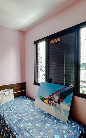 Apartamento à venda com 120m², 5 quartos e 2 vagasQuarto 3