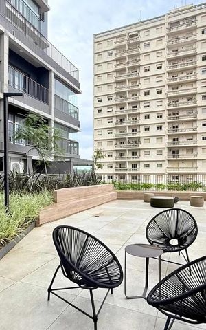 Studio à venda com 31m², 1 quarto e sem vagaÁrea externa