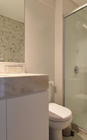Studio à venda com 34m², 1 quarto e 1 vagaBanheiro do Studio