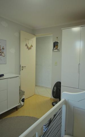 Apartamento à venda com 54m², 2 quartos e 2 vagasQuarto 2 