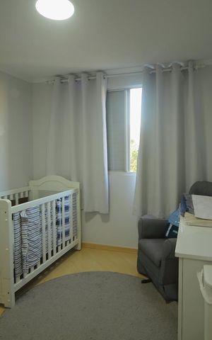 Apartamento à venda com 54m², 2 quartos e 2 vagasQuarto 2 