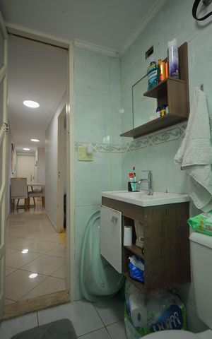 Apartamento à venda com 54m², 2 quartos e 2 vagasBanheiro 
